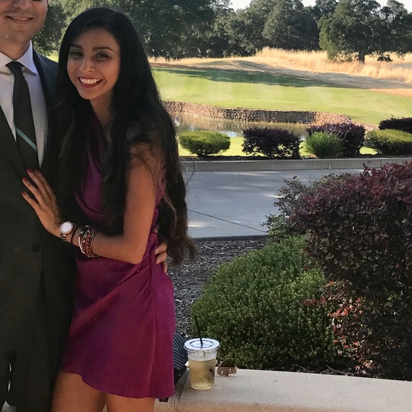 Fushia one shoulder Asos dress - Picture 4 of 4